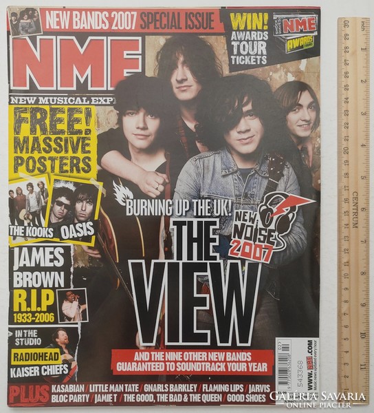 NME magazin 07/1/13 The View Oasis Kooks Paramore Kaiser Chiefs James Brown Enter Shikari Breeders