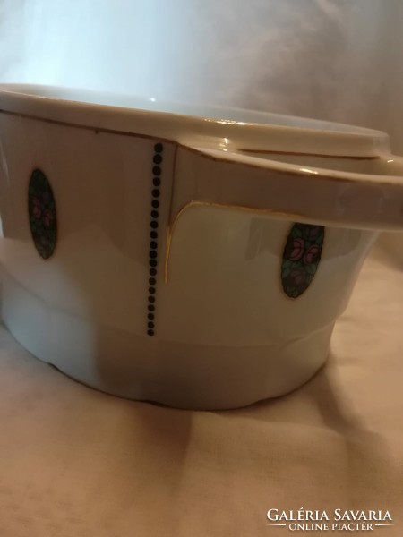 Old /Czech/ porcelain soup bowl, without lid.