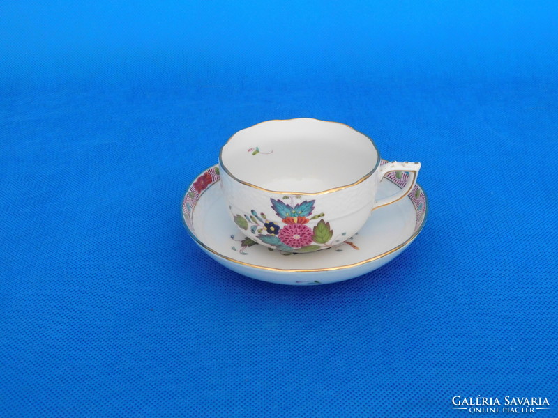 Herend antique colored Appony tea cup + base