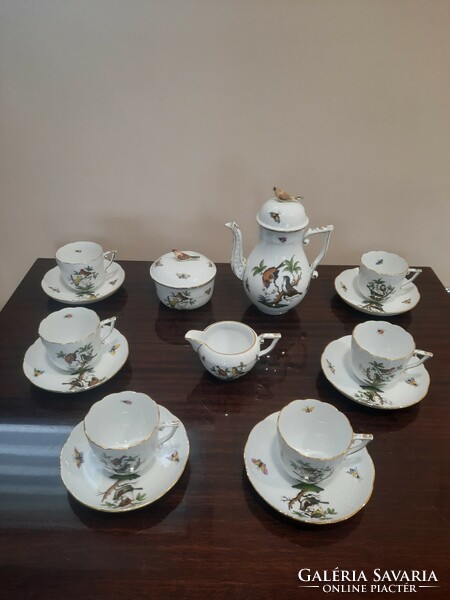 Jubilee Herend Rothschild pattern cappuccino and tea set