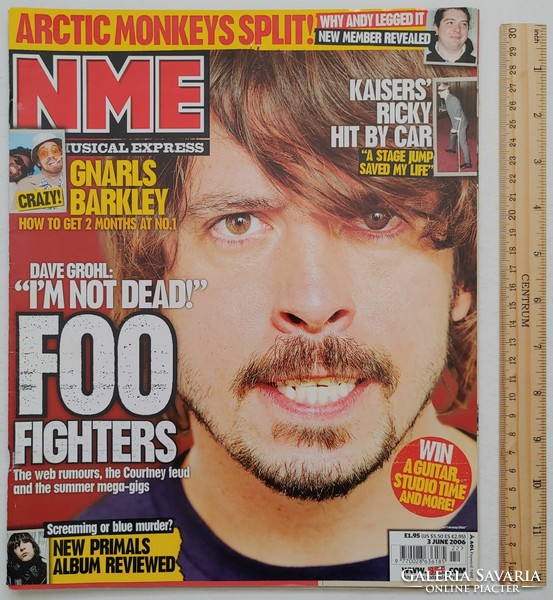NME magazin 06/6/3 Foo Fighters Guns Roses Primal Scream Gnarls Futureheads