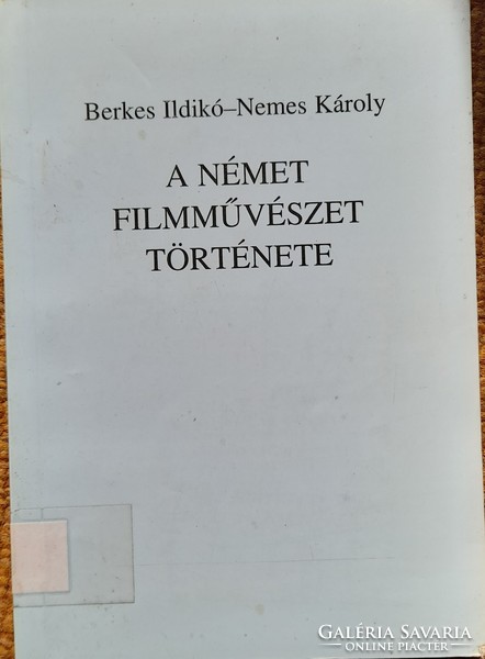 Berkes-Nemes: A német filmműlvészet története