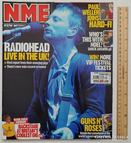 Nme magazine 06/5/27 radiohead wolfmother forward russia lily allen kooks futureheads
