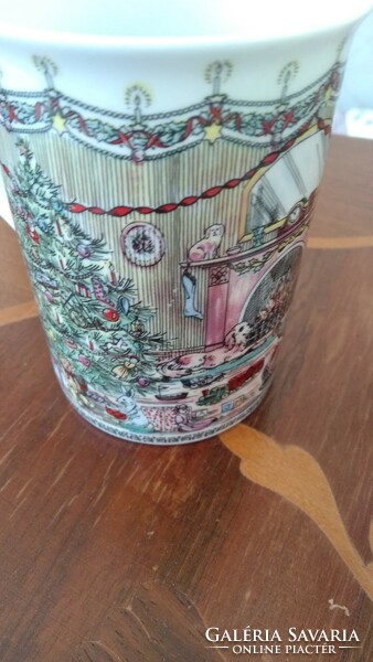 Porcelán csészék, karácsonyi...