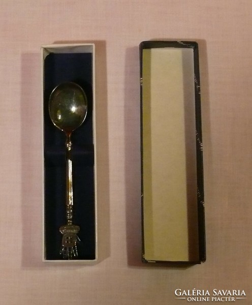 Dutch silver decorative spoon in its original box