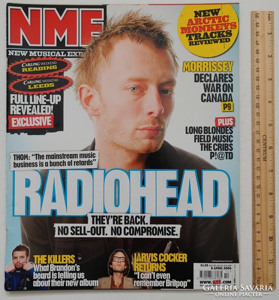 Nme magazin 06/4/8 radiohead gorillaz zutons jarvis cocker streets depeche mode subways