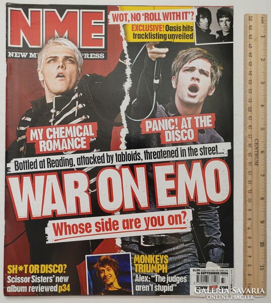 NME 06/9/16 Chemical Romance Panic Disco Albert Hammond Jr Oasis Scissor Sisters Jamelia CSS