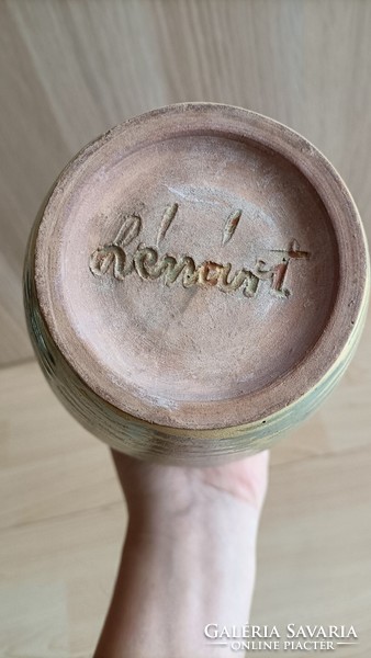 Retro Lénárt Mihály kerámia váza