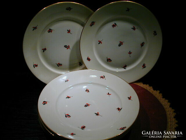 Herend antique cake plate 6 pieces