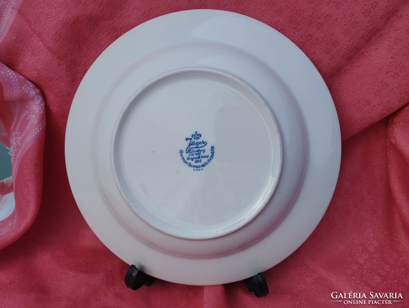 Jager, porcelain deep plate with immortelle pattern, 2 pcs.