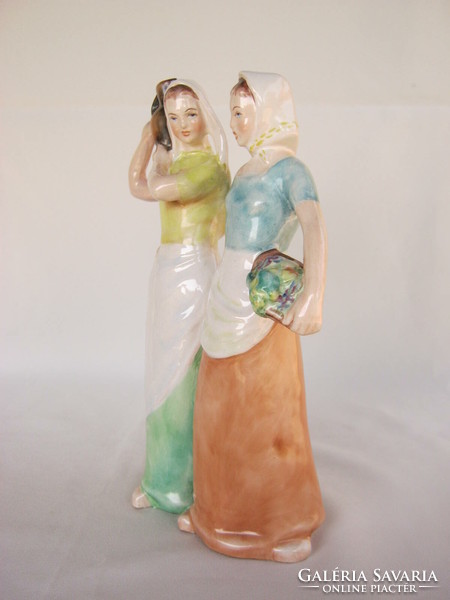 Bodrogkeresztúr retro ceramic girls
