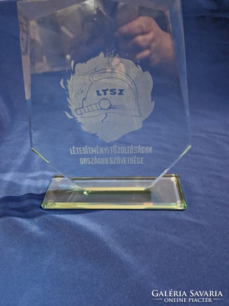 National association of facility fire brigades ltsz glass ornament souvenir