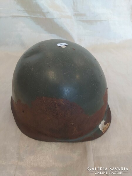 Metal military helmet