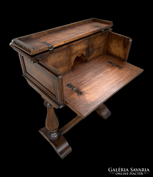 Renaissance style small desk secretary