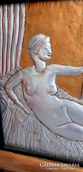 Art Nouveau relief plaque image of Venus and an angel. Negotiable!