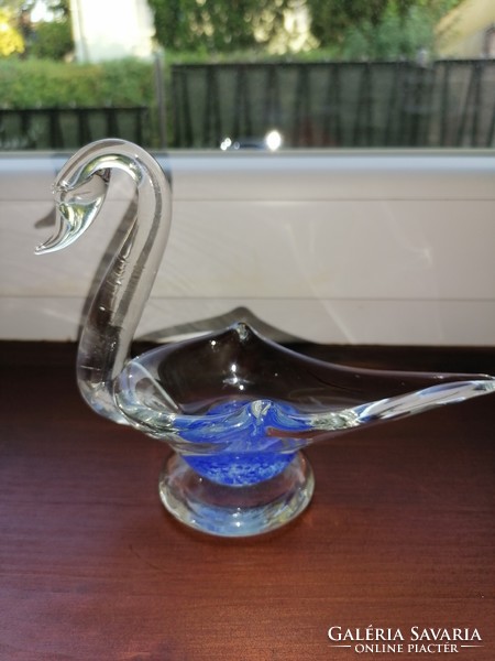 Glass swan from Murano