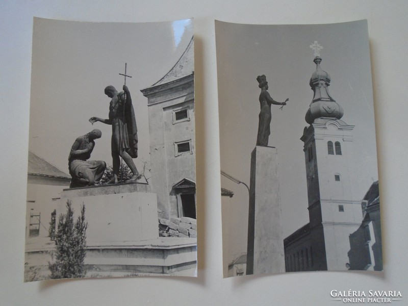D198597 old photos (2 pcs) Szombathely 1960s