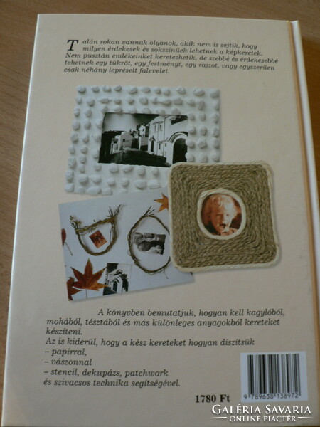 Picture frames, can be made by hand. Creative book