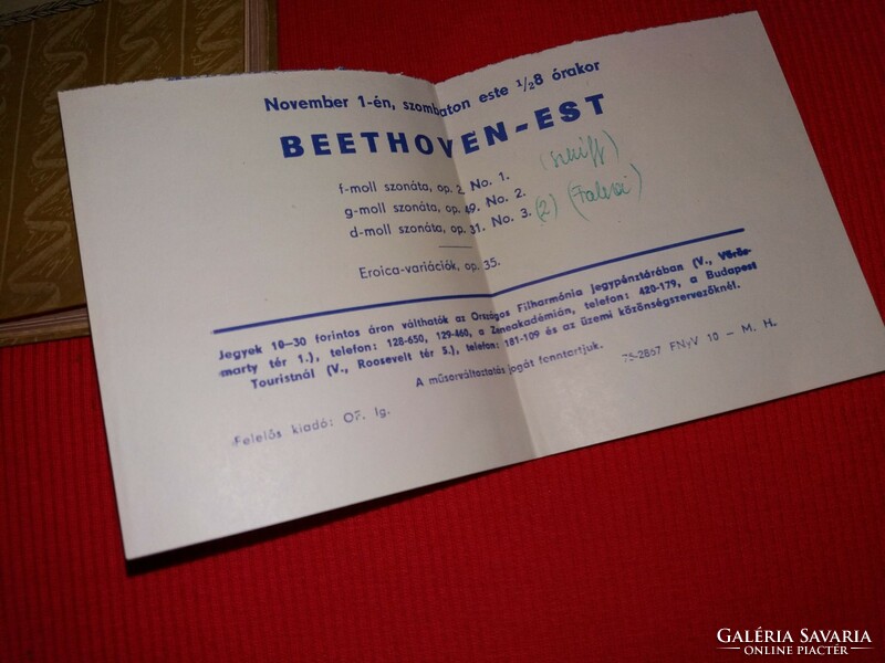 1962. Romain Rolland : Ludwig van Beethoven könyvképek szerint GONDOLAT