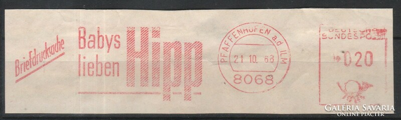 Gépi bérmentesítés kivágáson  0022 (Bundes) Affenhöfen      1968