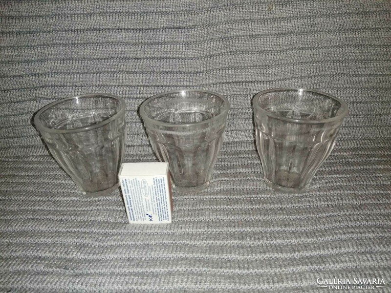 Régi üveg kávés poharak (A1)