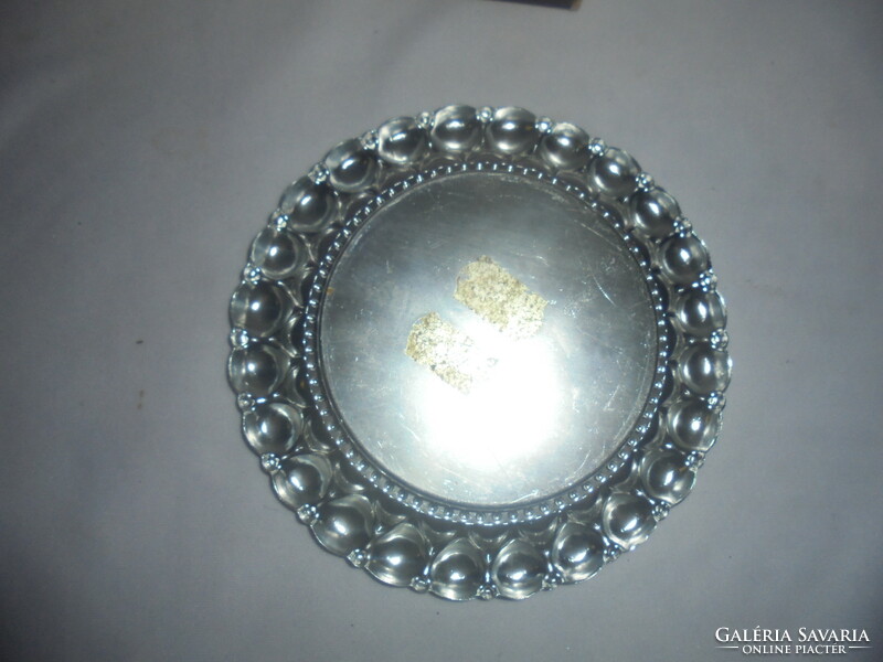 Retro balaton metal bowl - inscription, picture - advertising, souvenir, souvenir