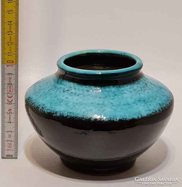 Ceramic vase of an industrial artist marked 