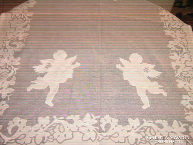 Wonderful putto angelic tablecloth runner