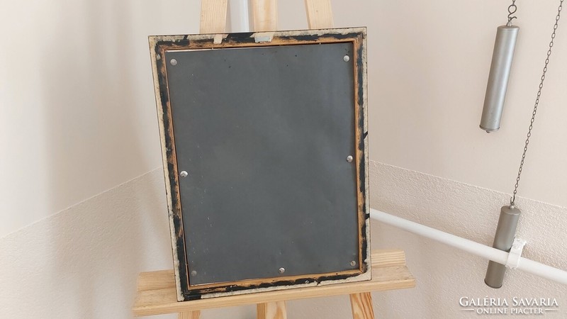 (K) Zoltan Stadler abstract painting 34x44 cm with frame