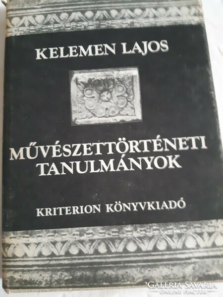 Lajos Kelemen: art history studies