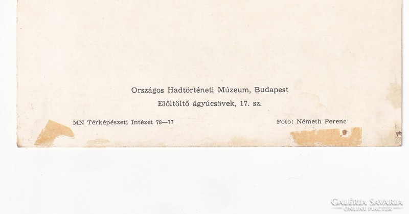 Országos Hadtörténeti múzeum kiadványa K:01 (Előltöltő ágyúcsövek 17.század)
