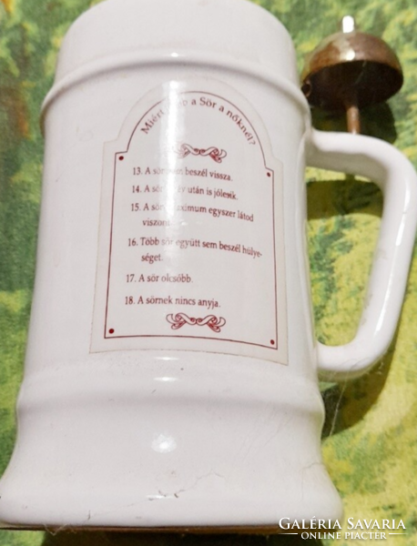 Old beer mugs with bells for collectors------s