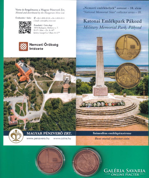 2023 - Katonai Emlékpark Pákozd - 3000 Ft  bronzpatinázott  emlékérme - kapszulában + ismertető