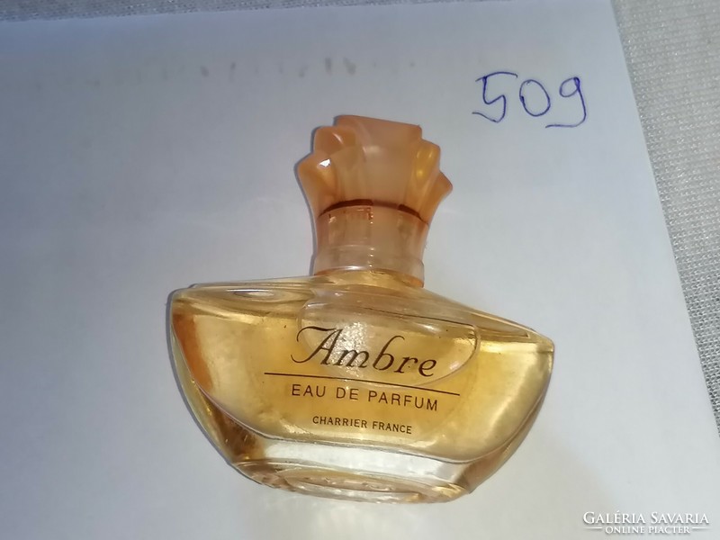 Nagyon ritka, vintage AMBRE Eau de Parfum a Charrier France-tól  Mini 5 ml, tele van 509.