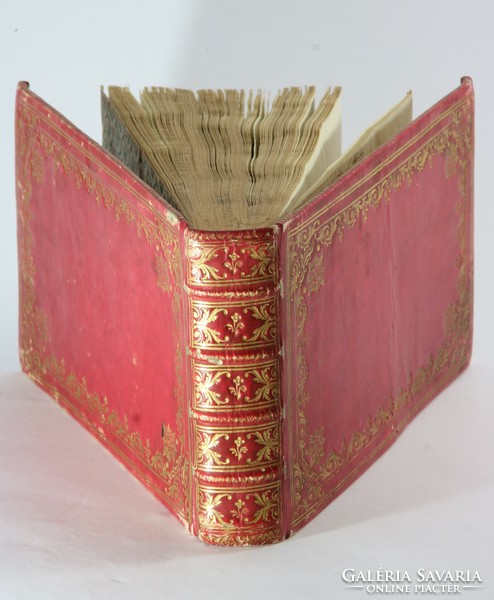 1793 - Album amicorum with the description of the events of 1848 in a richly gilded cloth binding !!