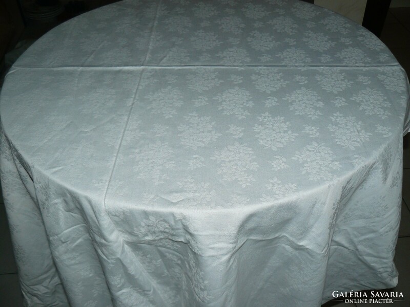 Beautiful vintage damask tablecloth with tiny flowers