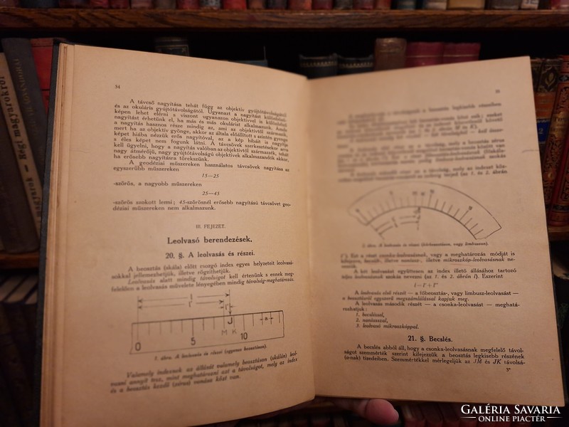 1921 IKONIKUS zanzásitot kiadás a gépész-és épitész hallgatókak! OLTAY KÁROLY:A GEODÉZIA ELEMEI