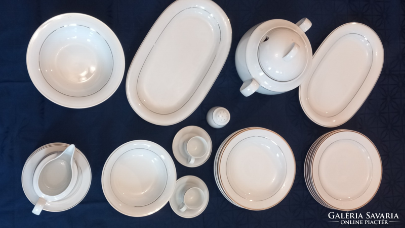 White lowland tableware