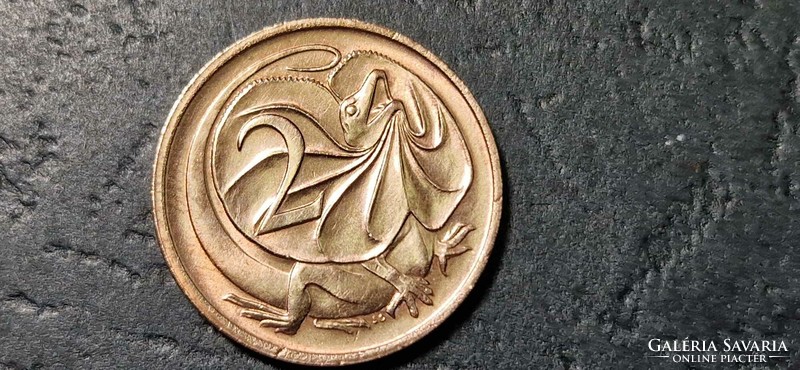 Ausztrália 2 cent, 1973.
