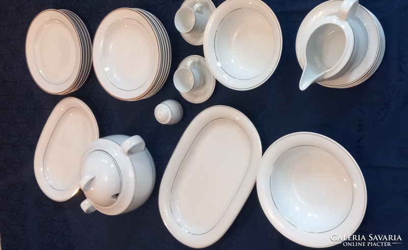 White lowland tableware