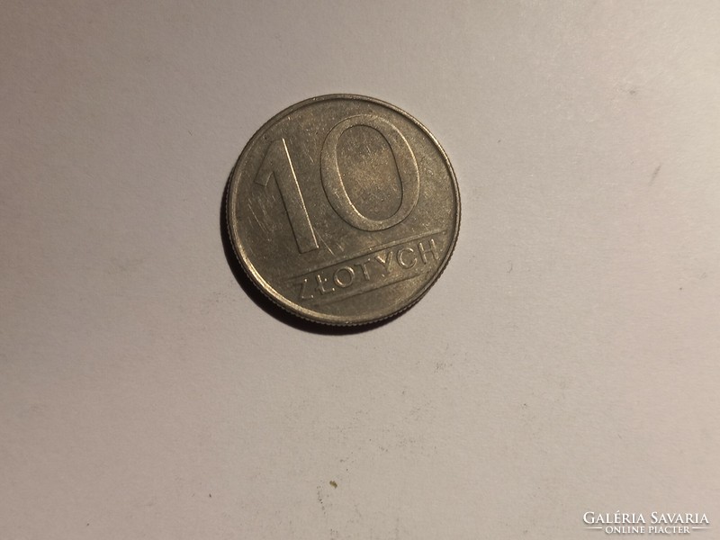 10 zlotys from 1988