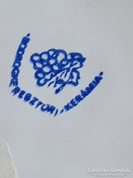 Bodrogkeresztúri attört mintás kerámia tanyér (25 cm)
