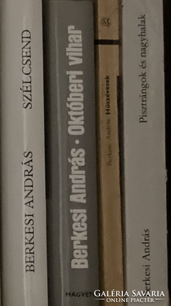 András Berkesi's 15 books together HUF 6,000