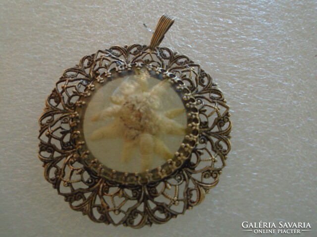 Mesés, filigrán nagyon antik barokk  medál   szép nagy 4,7 cm