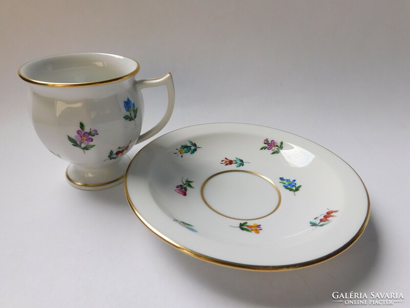 Hand-painted coffee set - lip porcelain manufactory - unique, collector's item