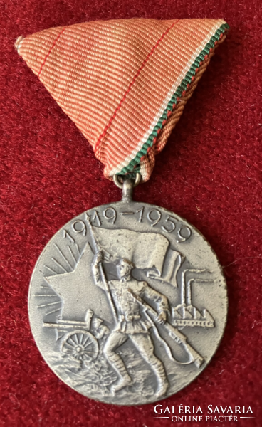 Tanácsköztársasági Emlékérem 1959 kitüntetés