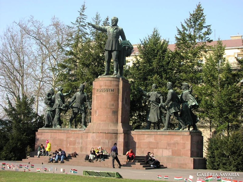 Gyula Marosán (1916 - 2003): memorial to Lajos Kossuth