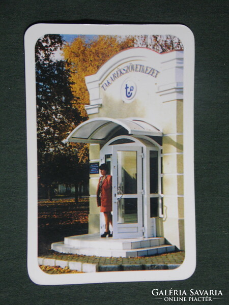 Card calendar, szigetvár savings association, main square, branch building 1999