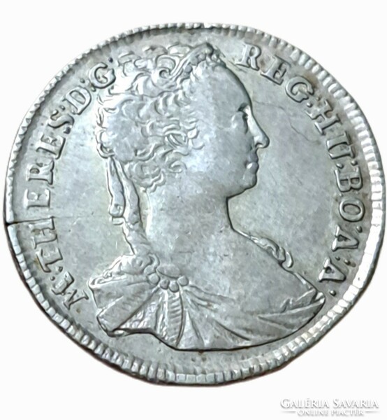 Maria Terézia 1744 KB 15 Krajcár (EXTRA) XV