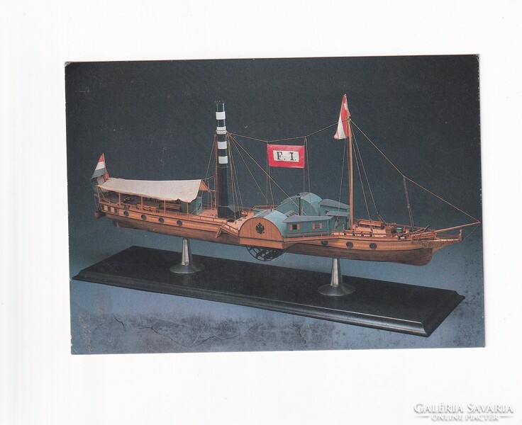 J:01 French i. 1830 Ddsg's first steamship postcard, 